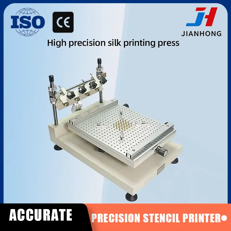 JH High Precision 3040 PCB Manual Solder Paste Stencil Screen Printer for SMT Assembly Line Printing Machine