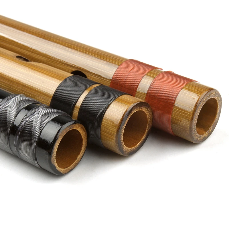 Three Colors Japanese Sinobue Flute 7/8 Hon High Quality Handmade Bamboo Woodwind-instrument 2 Styles Piccolo