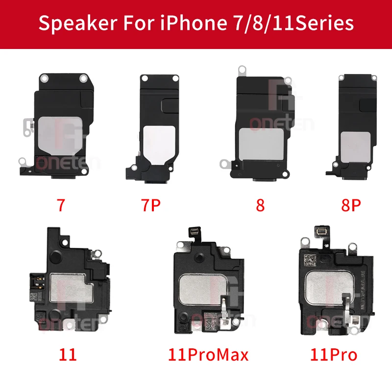 ONETEN 1 قطعة أسفل المتكلم استبدال جزء آيفون 14 13 12 11 برو X XR XS ماكس Mini 8 7 6 6s زائد أسلم المتكلم إصلاح