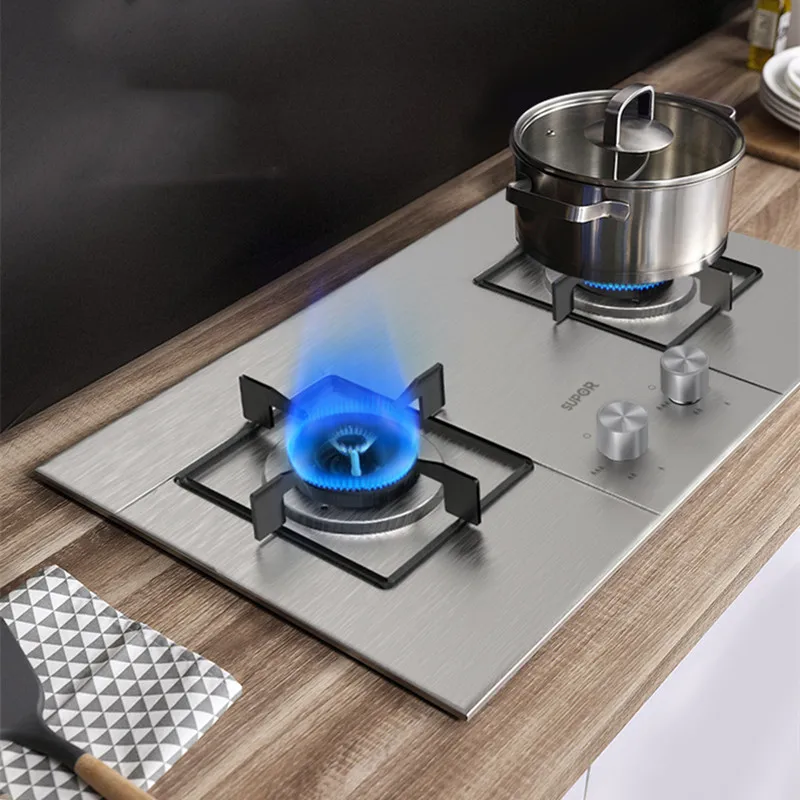 

Supor QS505 Gas Stove Double Stove Household Embedded Natural Gas Stove Table Liquefied Gas Desktop Gas Cooker Dual-burners