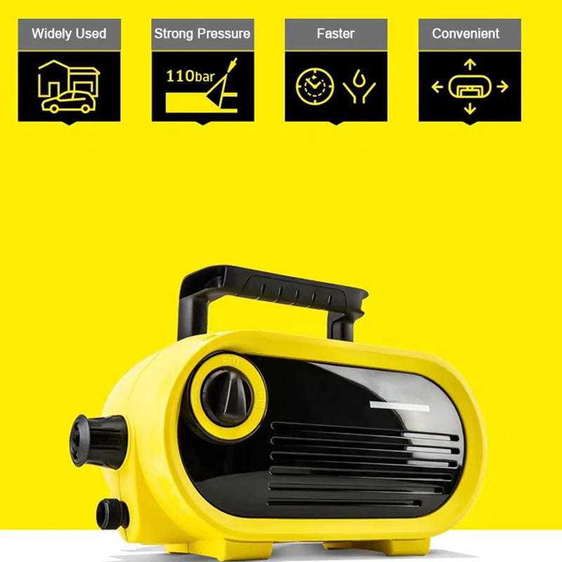 1200W  220V High Pressure Washer Car Wash Machine  Car Polish Water Gun Mini Washing Machine CAR WASH TOOL For Karcher