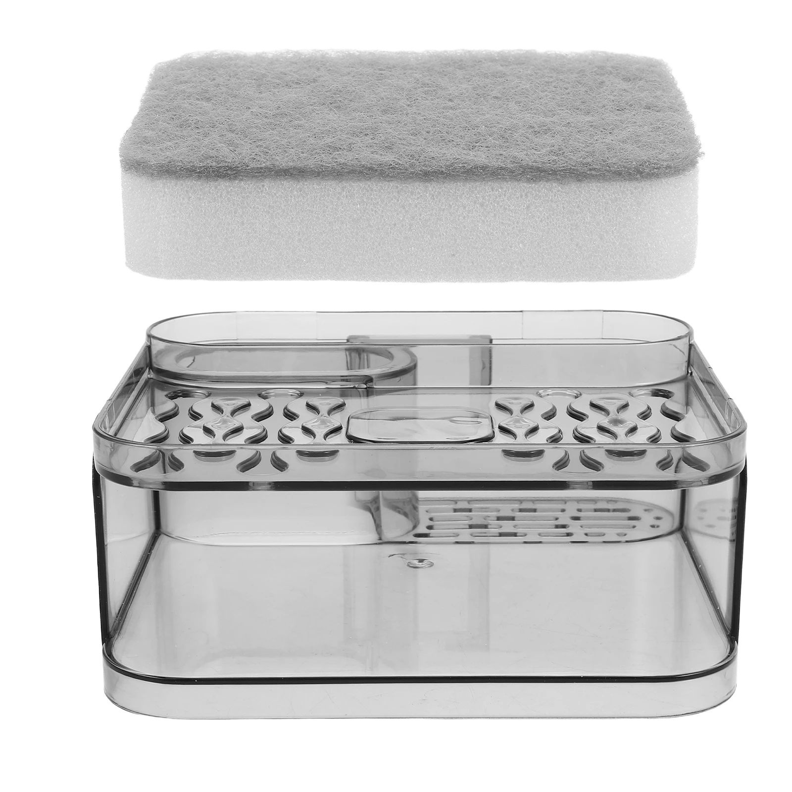 

Wall Mounted Soap Dish Dual Layer Plastic Shower Storage Sponge Holder Bathroom Organizer Easy Clean Durability