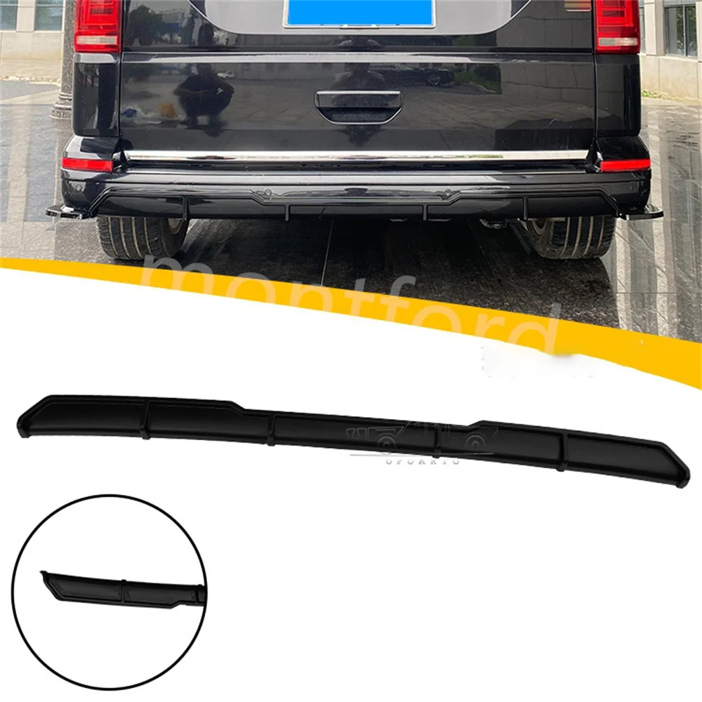 

Front Bumper 2015 To Up For VW Volkswagen T6 Car Rear Bumper Lip Diffuser Splitter Spoiler Aprons Cover Guard montford ABS Black