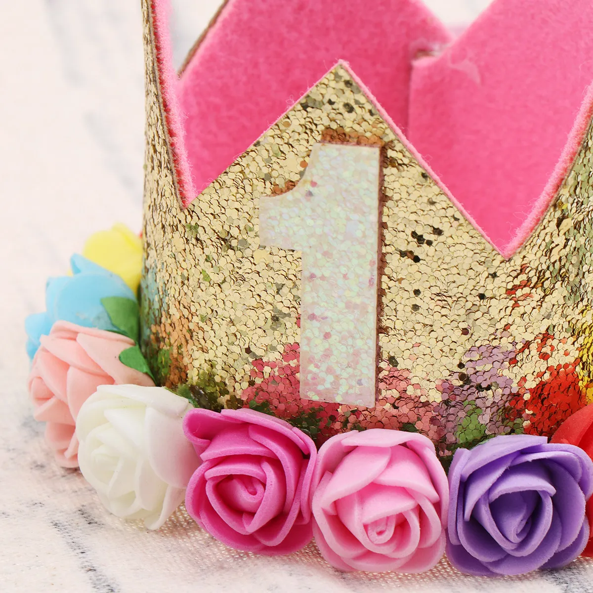 

Tiara Birthday Hat Hair Band Crown Girl Accessories Hairband Headdress Girls