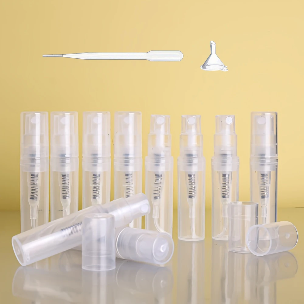 10 Flaschen mit 2/3/5ML Mini-Parfümproben, Verkauft in Kunststoff-Bajonettflaschen, Tragbar und Reisegröße