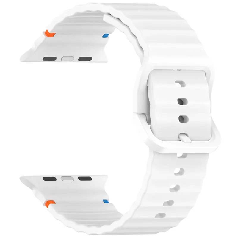Silicone Strap for Apple watch 10 Band 46mm 42mm 49mm 45mm 44mm 40 41mm correa bracelet belt iWatch series 10 9 8 6 7 5 SE Ultra