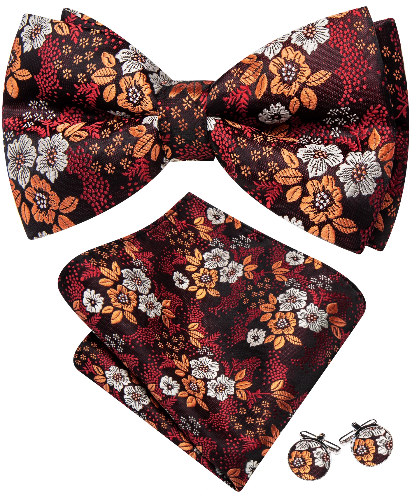 Barry Wang Jacquard Mens Bow T - Bow Tie Pre Tied 评论和价格