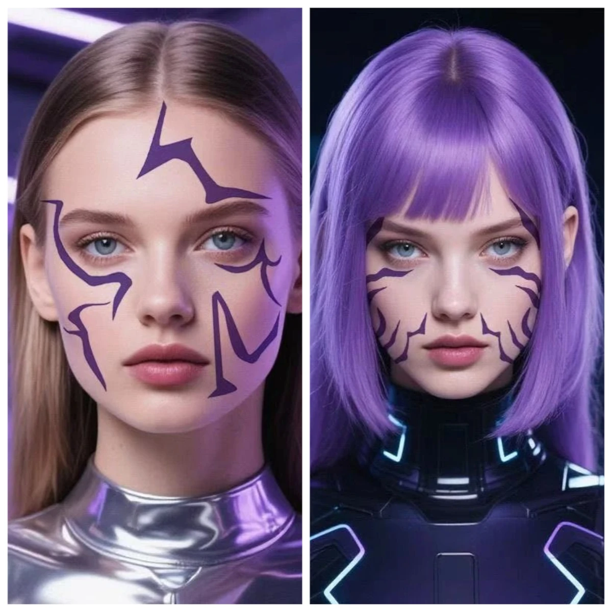 

Anime Jinu Cosplay Fake Tattooing Temporary Sticker Paper Face Prop Body Art Kpop Costume Accessories Halloween Dress Up Props