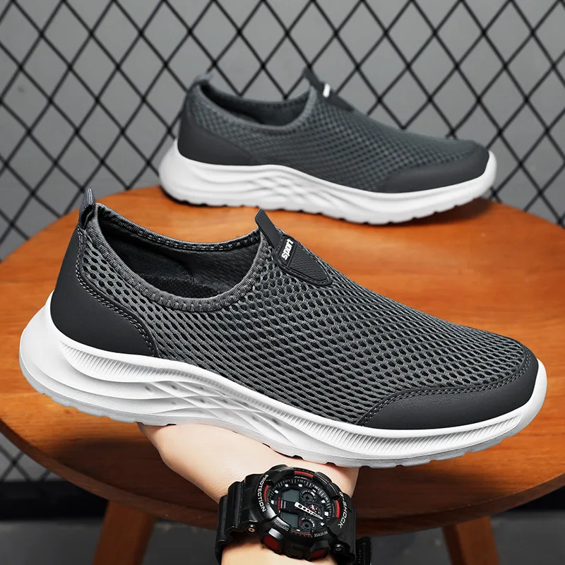 Men's Summer Mesh Shoes Casual Dad Sneakers Breathable Comfortable Footwear for Men