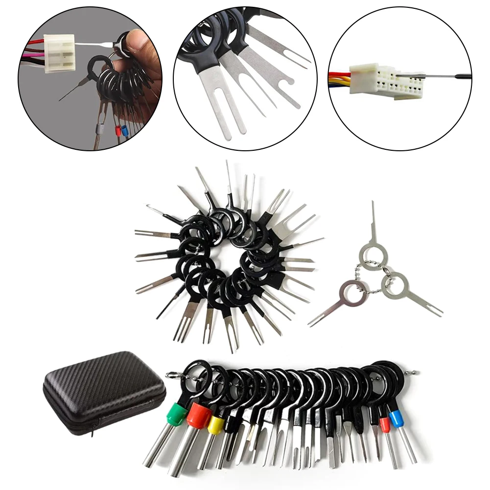 Terminal Puller Set Pin Ejector Tool Vehicle Maintenance Ergonomic Design Tools Pin Ejector Wire Kit For Cars Auto