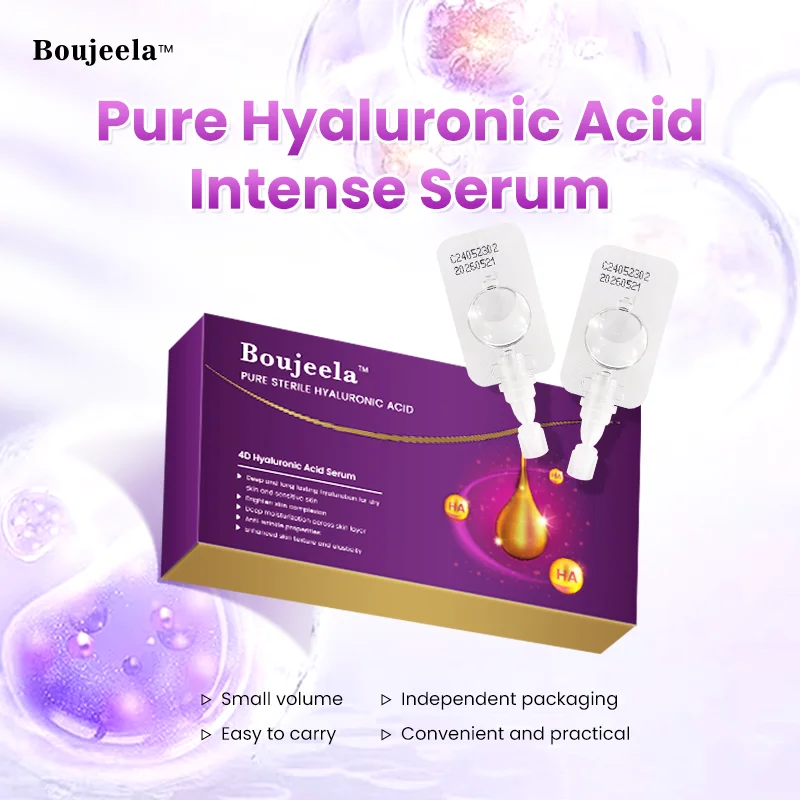 4D Hyaluronic acid Facial Skin Repair Hydrating Supple Hyaluronic Acid Serum for Sensitive Skin Whitening Ampoule Face Serum