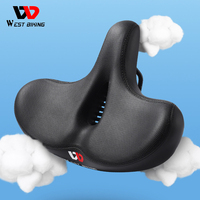 WESTBIKING Bicycle Saddle Memory Sponge Ergonomic Widebody Seat Soft Breathable Cycling Cushion Road MTB  Bike Accessories