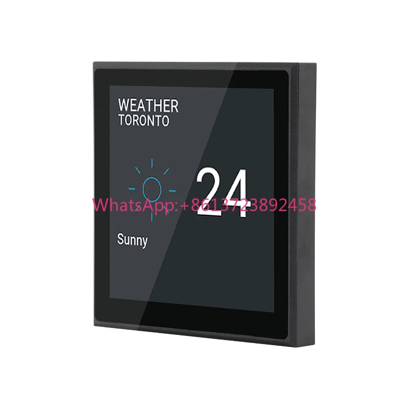 Sunworld YC-SM41PM Smart Home Controller Display 4 Inch In-Wall Switch Panel with for Tuya Control WiFi Compatible Smart Life