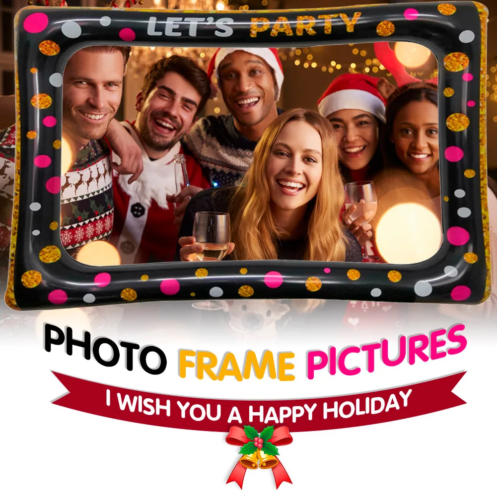 Photo Background Party Decoration Props Large Size Selfie Picture Frame Blow Up Picture Frame for Birthday Baby Shower Wedding