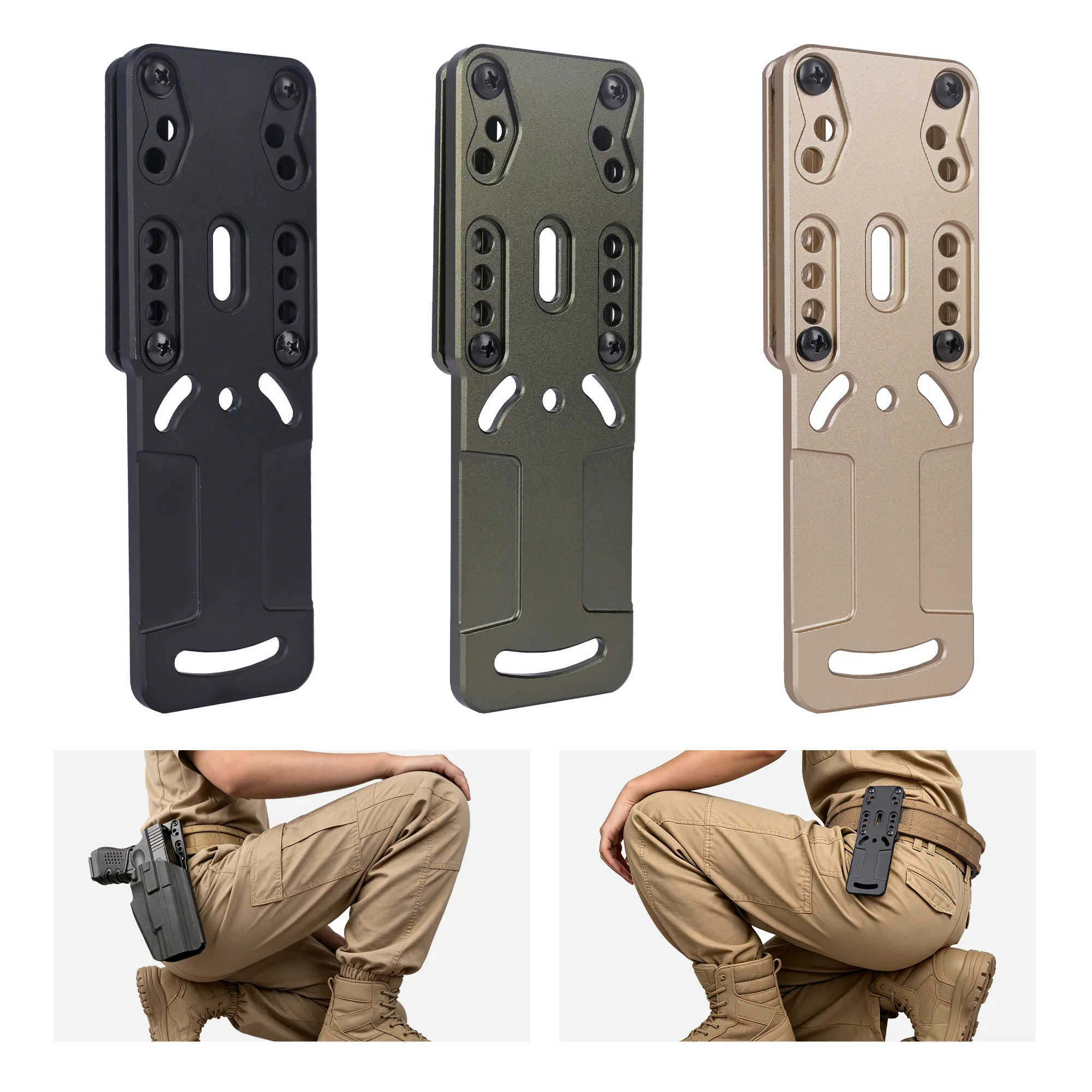 New Short Metal Modular Pistol Holster Adapter Compatible with QLS ...