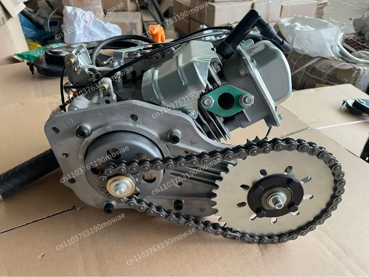 Engine 3HP 2KW-100CC Motorcycle Kit Bicycle Engine Set Single Cylinder Four Stroke Air Cooling System