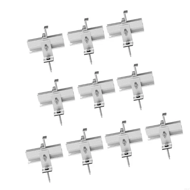 

Q81C 10Pcs Sturdy Solars Panel Mounting Brackets for Secure Installation on Different Roofs and Marine Vessels Daily Use