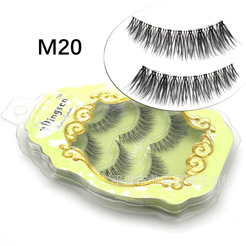 DINGSEN 5 Paar Neue Manga-Wimpern Kosmetik Individuelle Natürliche Wimpern Cosplay Wimpernbüschel Make-up Koreanische Künstliche Wimpern – Detail 16