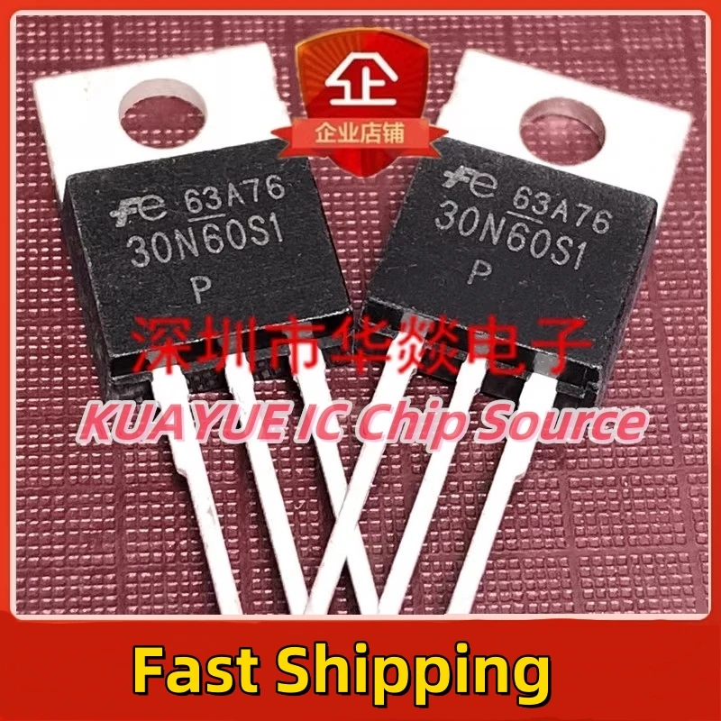 10PCS-30PCS  30N60S1  FMP30N60S1  TO-220  600V 30A  Fast Shipping Quality Guarantee