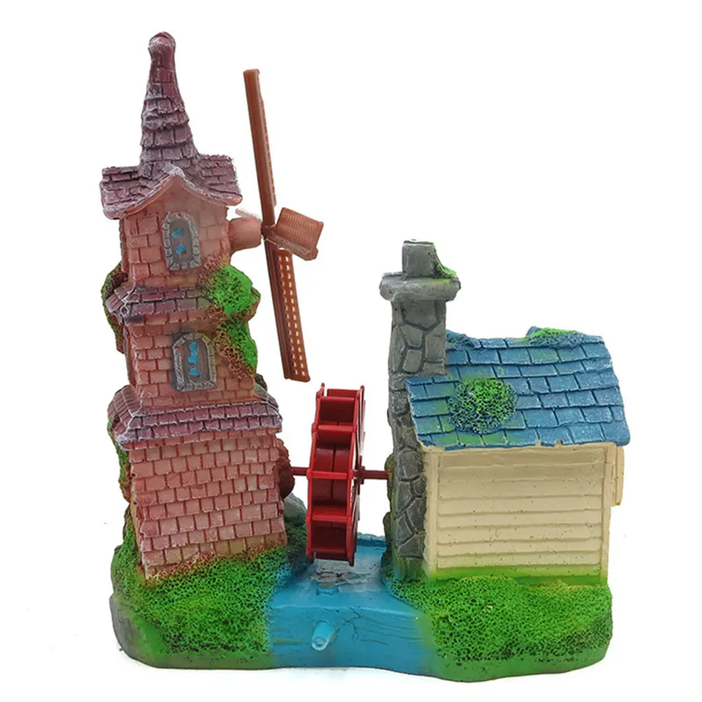 

Sand Table Landscape Decoration Creative Windmill Ornament Size M Mini Garden Landscape Delicate Craft Delicate Craft