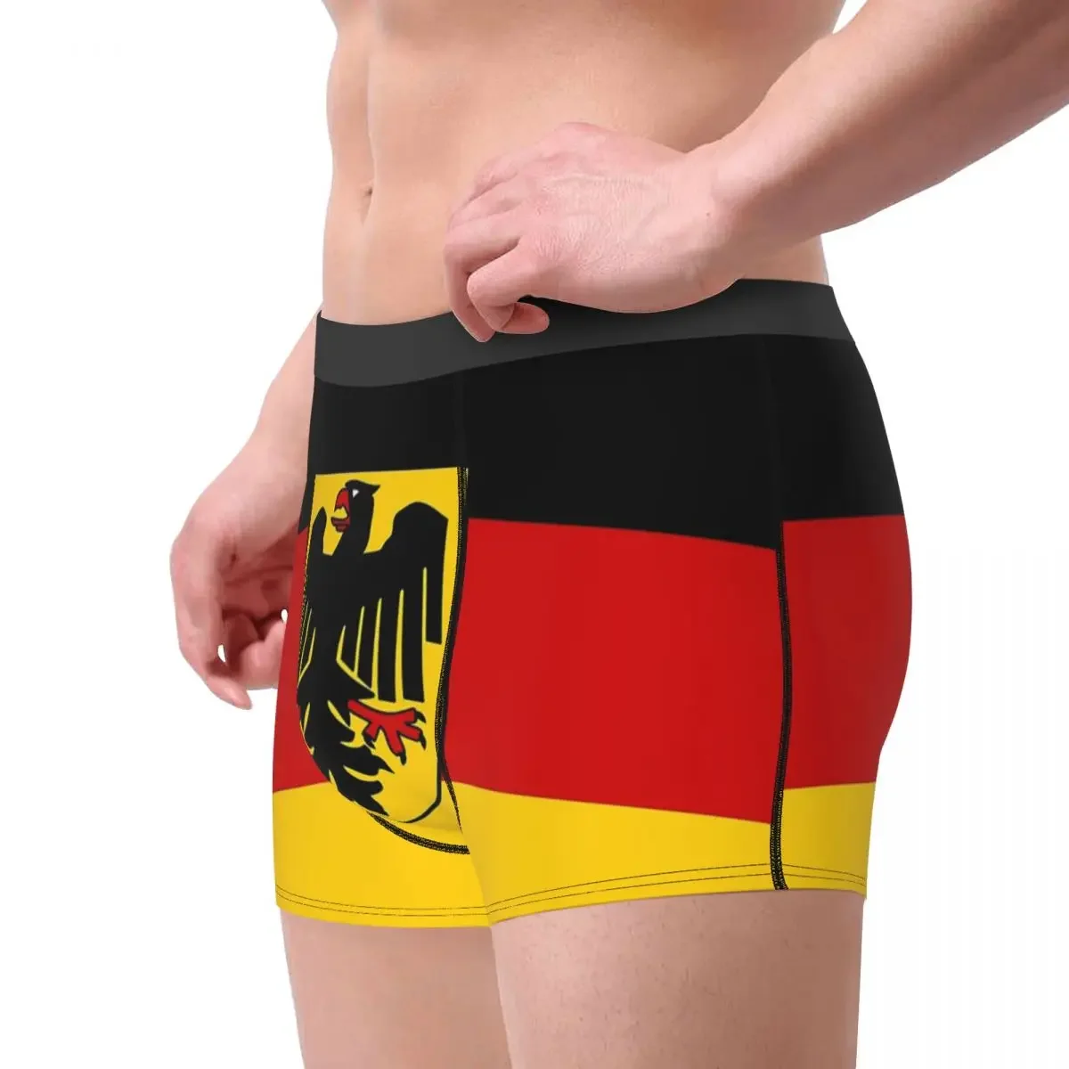 Men's German State Flag Germany Underwear Imperial Eagle Novelty Boxer Briefs Shorts Panties Male Soft Underpants