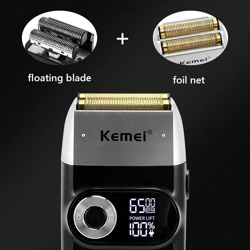 Professionele Elektrische Scheerapparaat Kapper Oplaadbare Baard Trimmer Scheren Machine Voor Mannen Tondeuse Wasbaar Scheerapparaat Scheermes