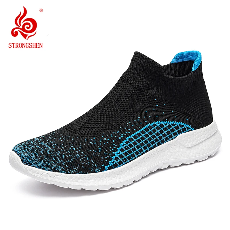 

STRONGSHEN Summer Shoes For Men Loafers Breathable Sneakers Comfortable Couple Casual Shoes Tenis Masculin Zapatillas Hombre