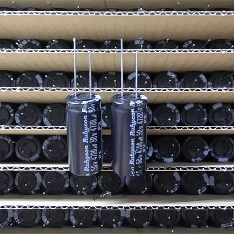 (1pcs) 50v4700uF PX RUBYCON 4700uf50v Through Hole Amplifier Audio Fever Filter Electrolytic Capacitor  fixed capacaitor 105°C