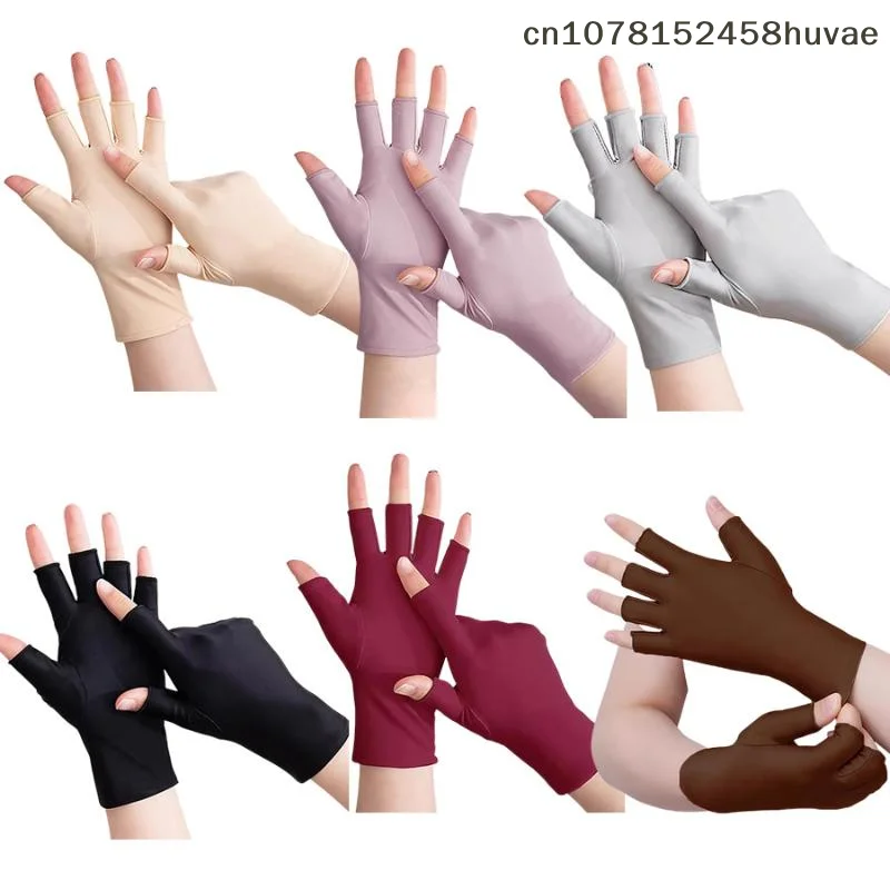 

1 Pairs Nail Art Glove UV Protection Glove Anti UV Radiation Protection Gloves Protector For Nail Art Gel UV LED Lamp Tool