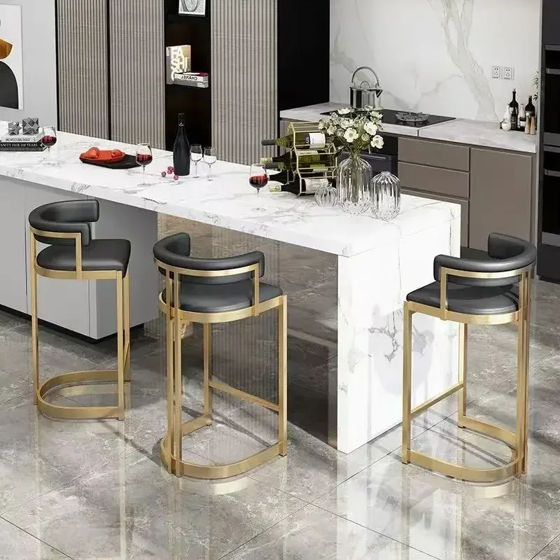 المنسوجة بار البراز كرسي المطبخ الشمال كراسي تشيس دي بار المطبخ عالية البراز مكافحة الأثاث الفاخر بوفيه Woltu Cadeira المنزل #3