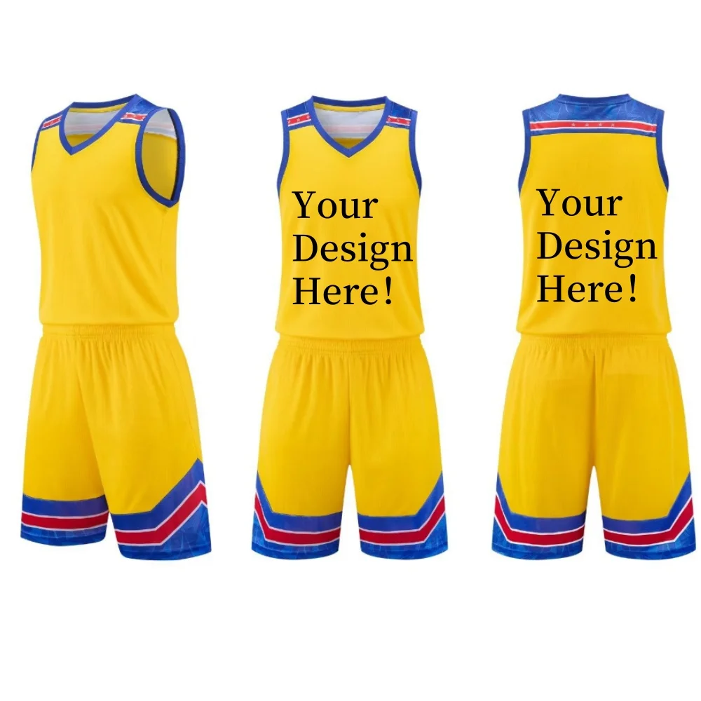 Customize Logo Basketball Jerseys And Print Your Logo Image On Comfortable Basketball Sets