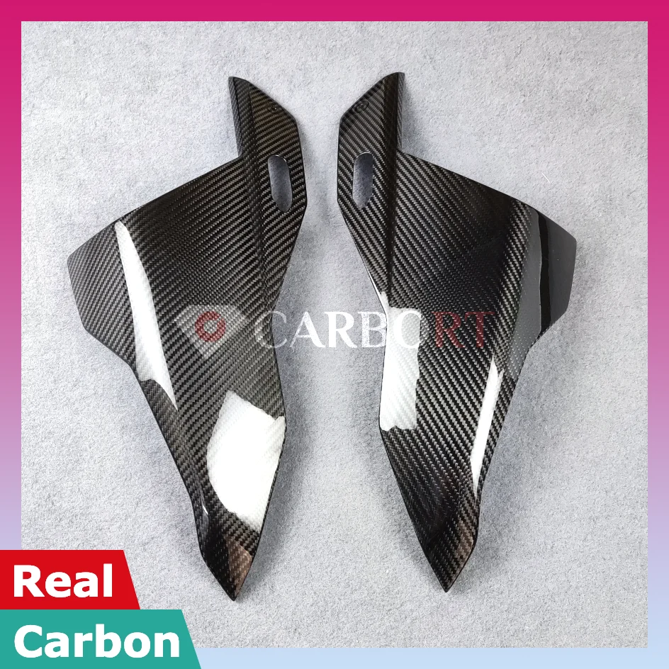 

For BMW S1000RR Carbon Fiber Front Side Upper Fairing Cowl 2019 2020 2021 2022 Shroud Guard Protection Cover Panel Protector