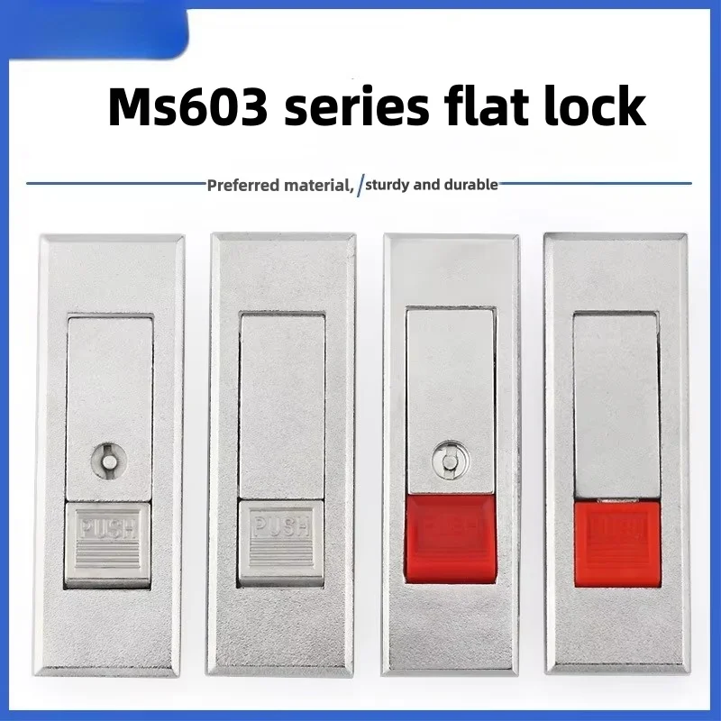 MS603-1-2 Fire Hydrant Electrical Distribution Cabinet Door Lock Switch Control Safety Box Button Lock for Fire Fighting Equipme
