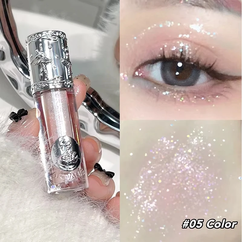 5 pçs/set Art Value Balletismo Sombra Líquida Multi-purpose Fine Glitter All-match Sombra de Alto Brilho