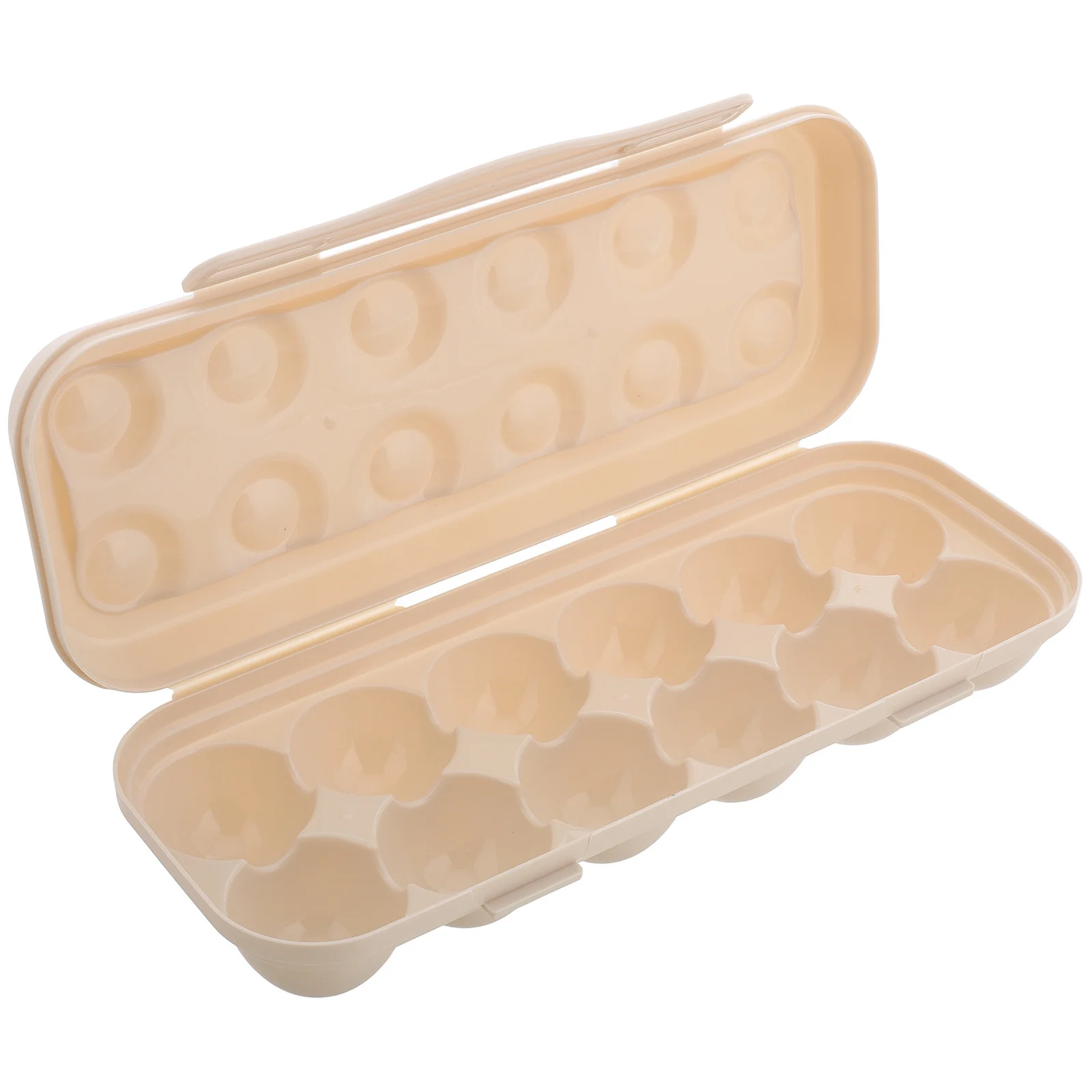 

Stackable Plastic Egg Holder Container Lid Refrigerator Kitchen Egg Organizer Storage Tray Fridge Organization