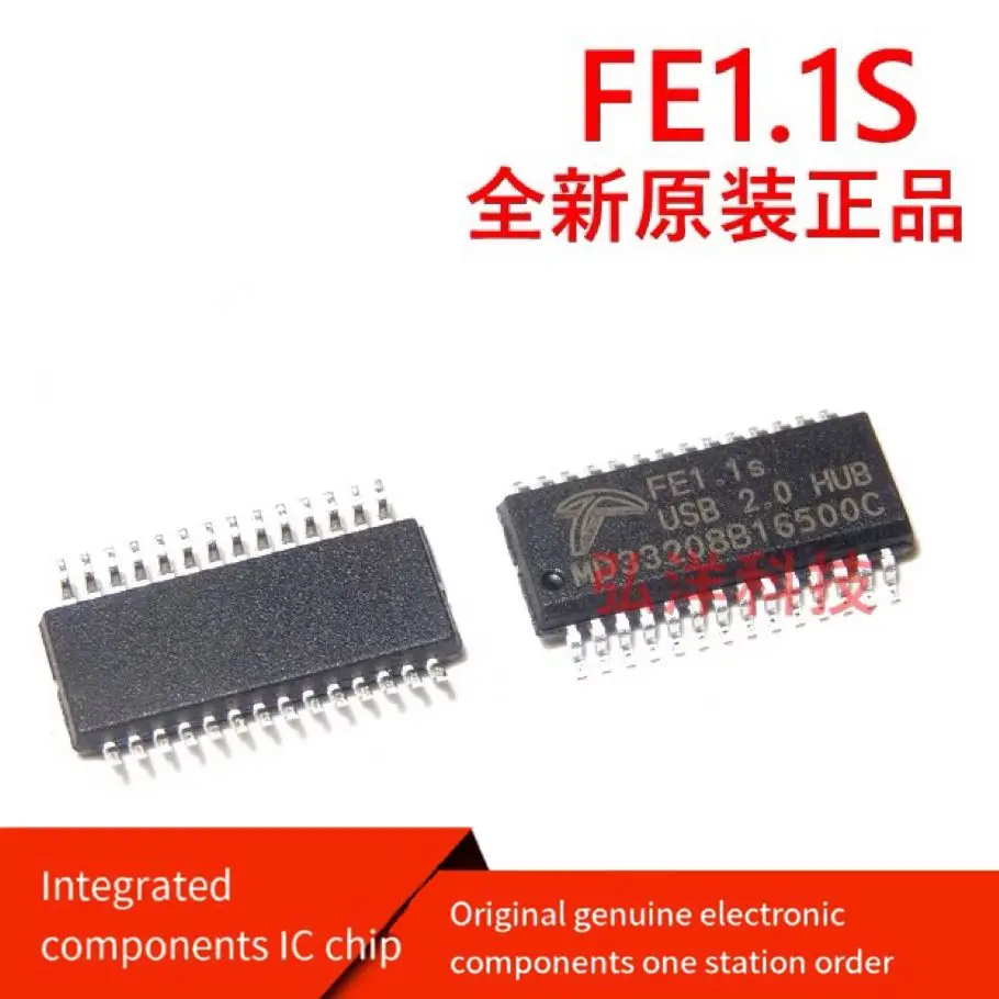 FE2.1 New Original FE1.1 CQFP-48A Taiwan Tang Ming FEUSB2.0/HUB7 Port Diverter IC