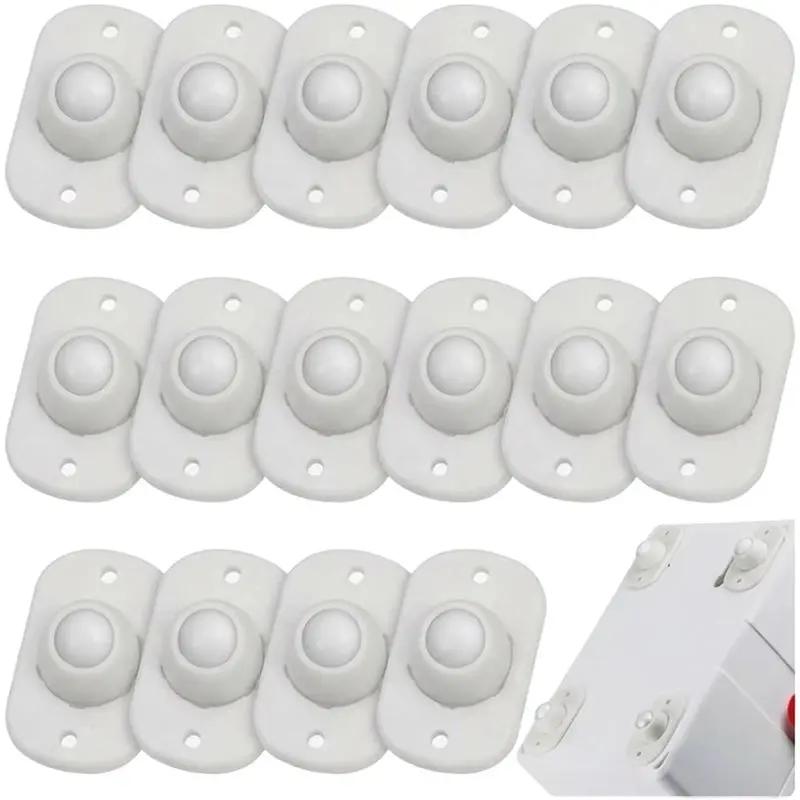 PHFU-Self-Adhesive Caster Wheels 40PCS, Mini Stick On Wheels 360° Swivel Appliance Rollers For Kitchen Appliances,Furniture