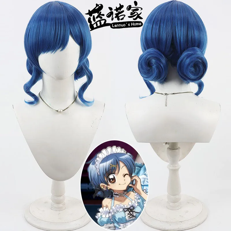 

Anime Mermaid Melody Pichi Pichi Pitch Hosei Hamon Cos Cosplay Wig Halloween Carnival Party Props Synthetic Hair + Wig Cap