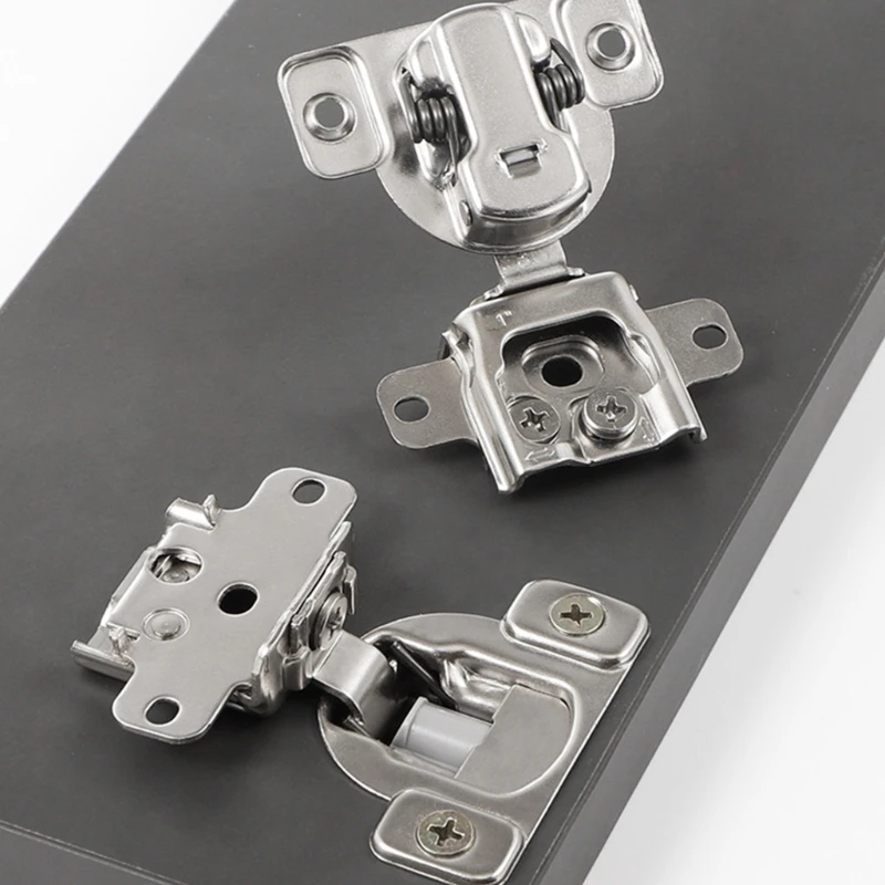 US Type Quiet Operate Cabinet Door Hinges Screw In Self Closing Feature Iron Hinges Furniture Hinges for House Cabinets