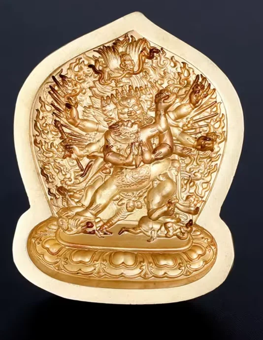 Copper Brass Yamantaka Vajrakila Puba Vajra Buddha tsatsa mould Buddha statue Tibet buddhism mold