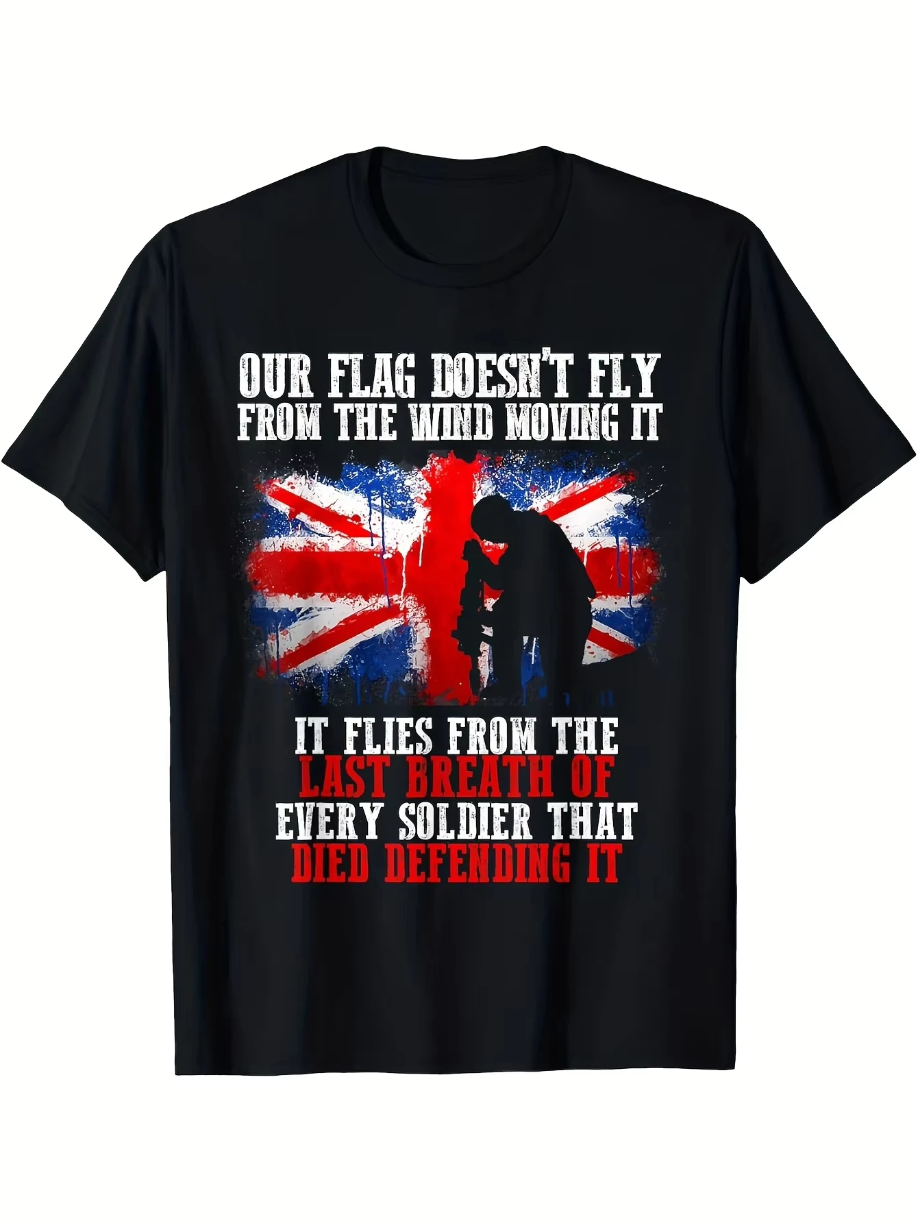 British Army Soldiers T-Shirt Unisex Men Women Cotton Graphic Printed Short Sleeve Oversized Tee 2026 Summer Casual Hot Sale