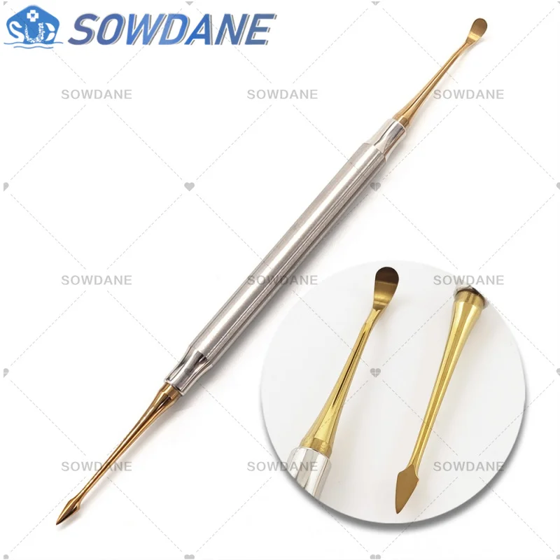 Separador de elevador periostático de implante Dental de doble extremo, herramienta divisora de Peristeel para reflejar y retractar titanio, 1 unidad