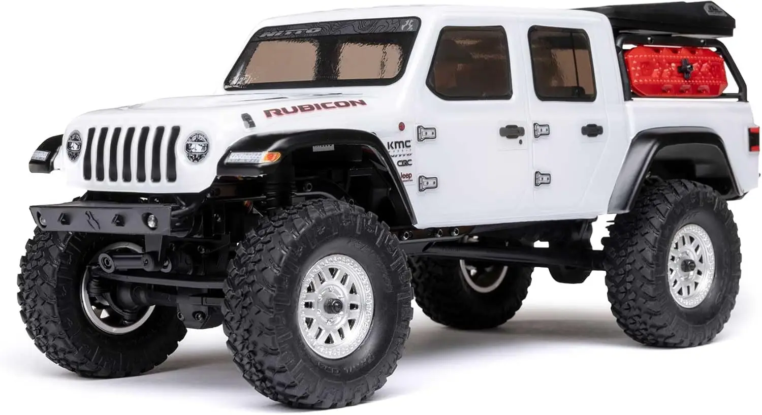 

Радиоуправляемый внедорожник SCX24 Jeep Gladiator 4WD Rock Crawler, готовый к эксплуатации, белый, на пульте управления