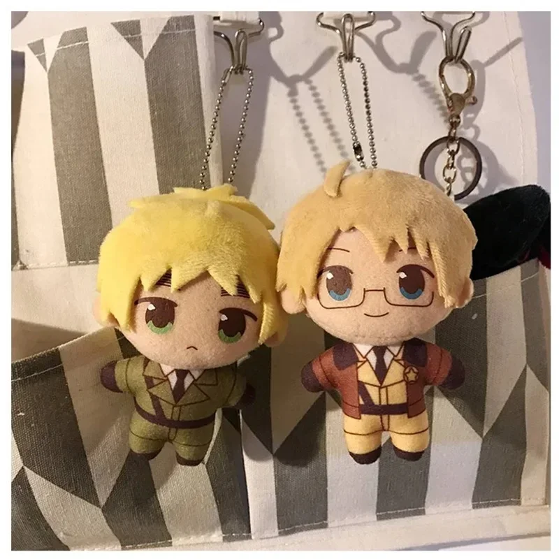 Anime Axis Powers Hetalia Plush Doll Arthur Kirkland Alfred Jones Wang Yao Backpack Pendant Cartoon Figure Toys Gift for Kids