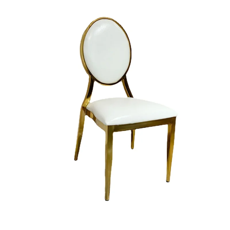 Silla de comedor dorada, silla de ocio de lujo nórdica para el hogar, silla relajante, Mueble de estilo salón, Mueble de cocina, Muebles de sala de estar CC50CY