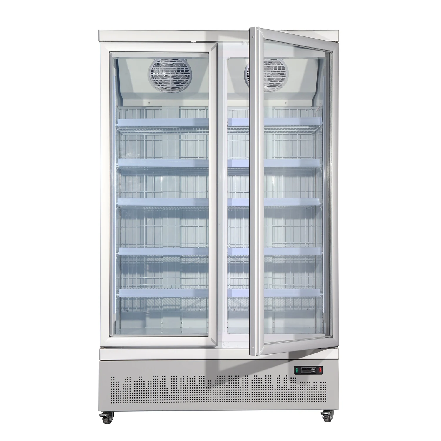 FOODLINE Staff Canteen Vertical Chiller HD Digital Control Large Multi Layer Shelf Food Storage Unit