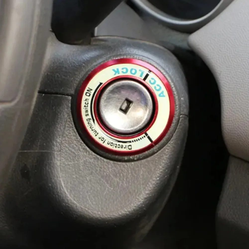Luminous Car Ignition Switch Key Hole Ring Sticker for Chevrolet Cruze Aveo Lacetti Niva Spark Orlando Epica Sail Sonic