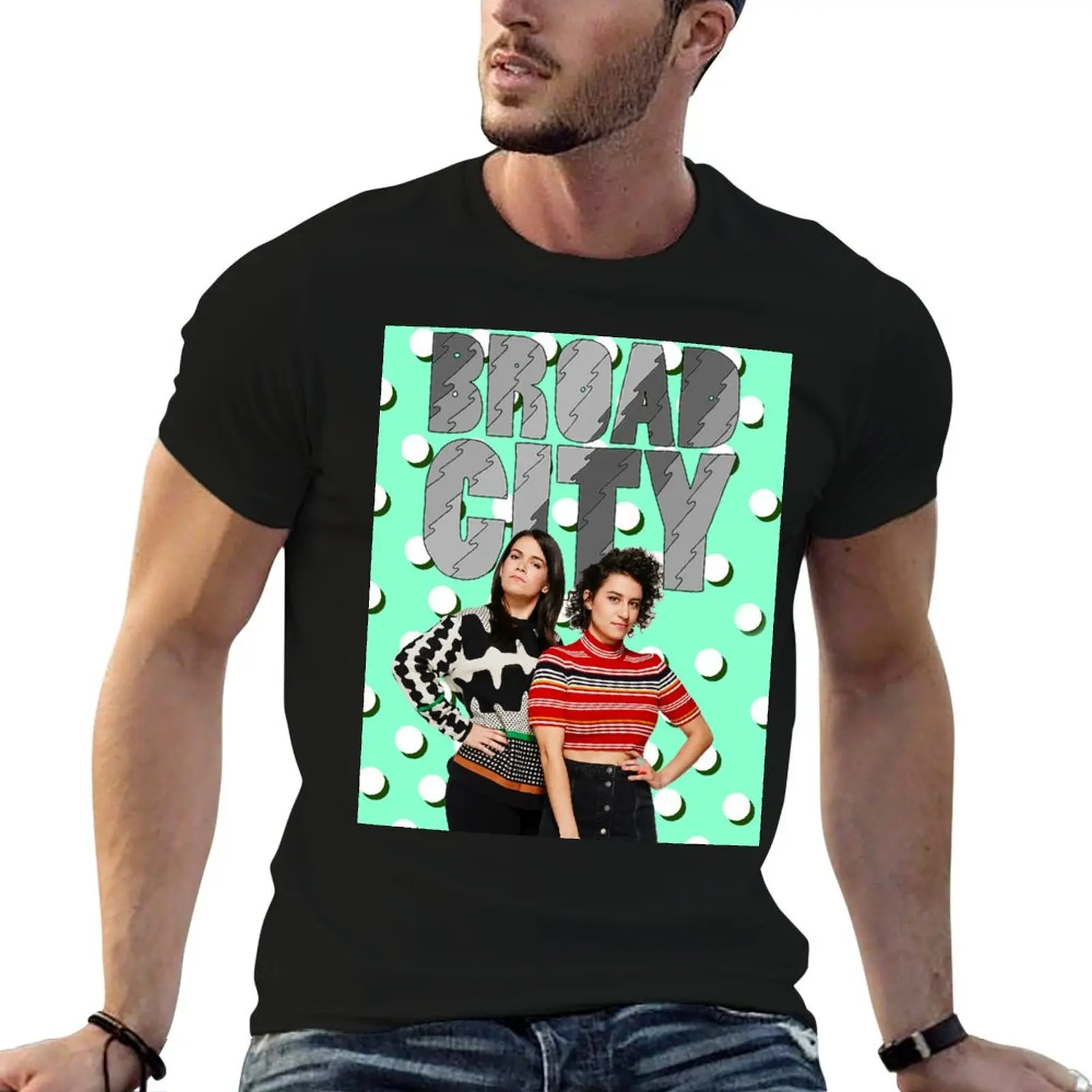 Broad city T-Shirt quick drying plus size clothes mens tall t shirts