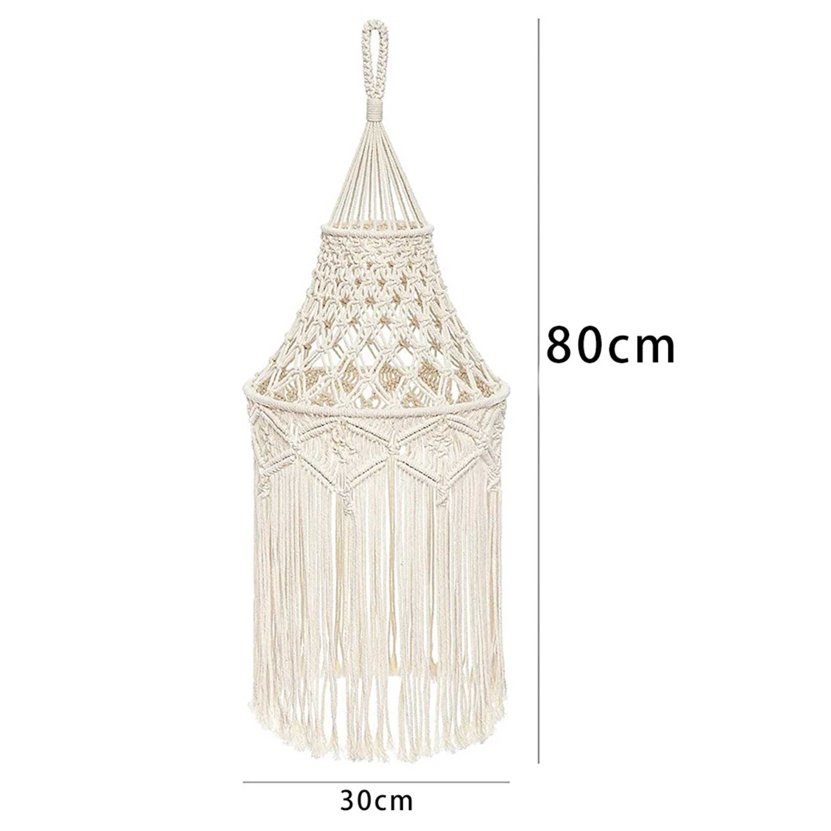 

【LIMITED STOCK】3X Macrame Lamp Shade Hanging Pendant Light Cover Modern Office Bedroom Living Room Nursery Dorm Room