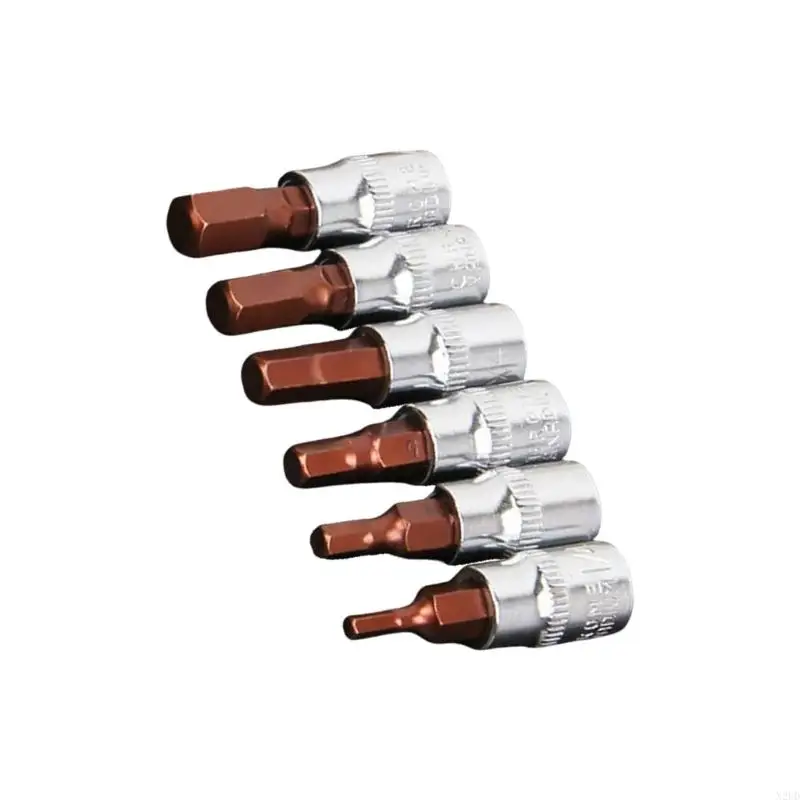 مجموعة من 6 multipurpose 1/4inch محرك الأقراص مرفق الأداة الميكانيكية العملية n2ud